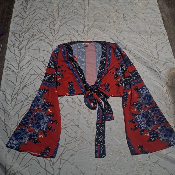 Angel Biba Patterned shrug size small - Picture 1 of 6